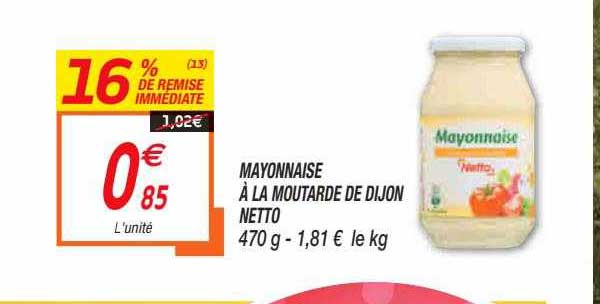 Savourez l’Harmonie de la Sauce Moutarde de Dijon et de la Mayonnaise
