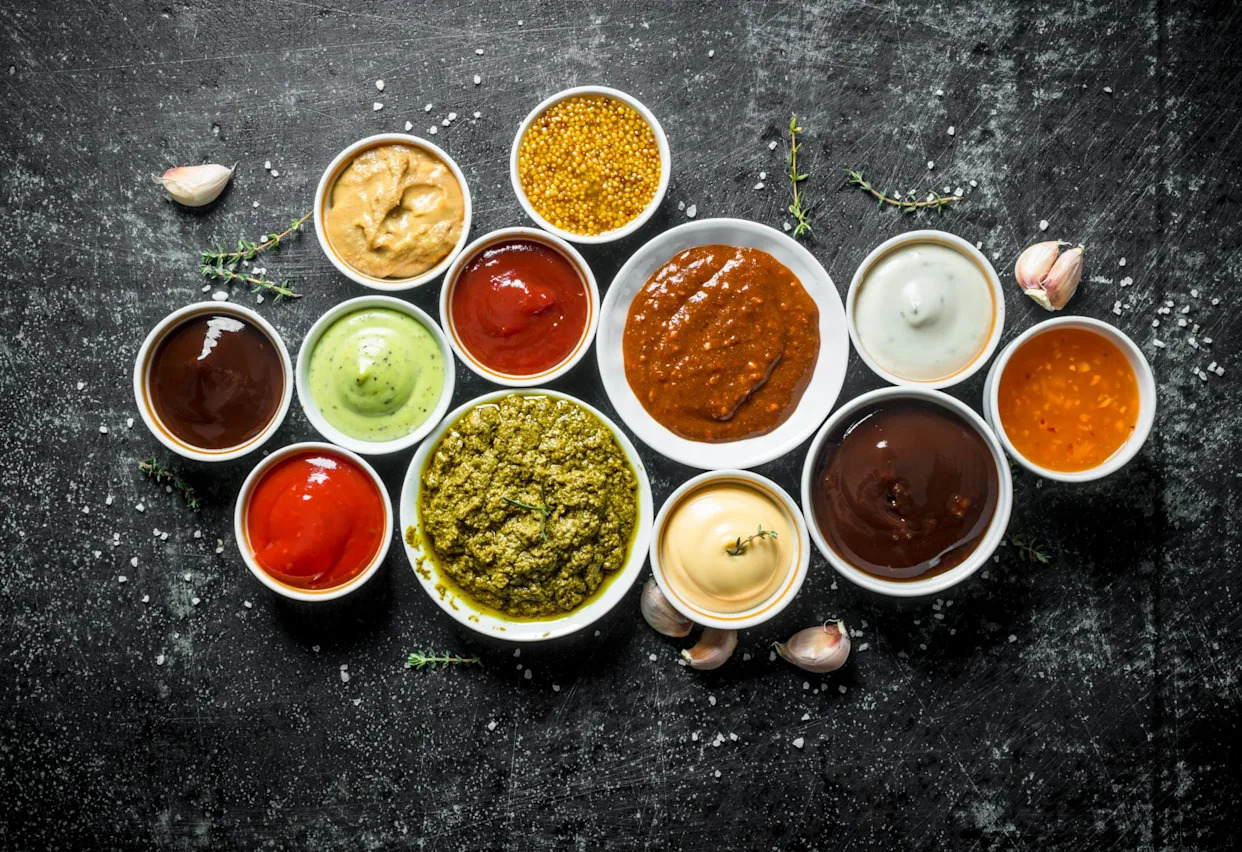 les condiments de cuisine