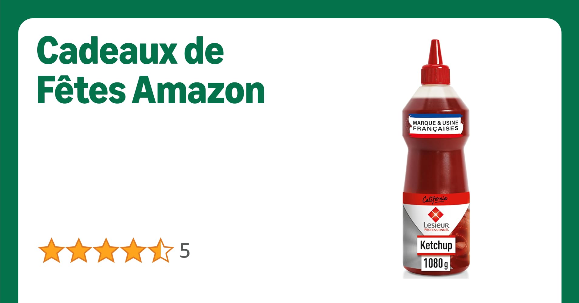 Découvrez le Ketchup Lesieur : Une Touche de Saveur Incontournable